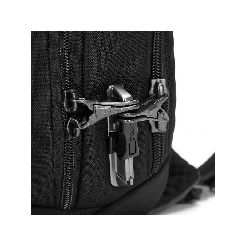 Pacsafe V Tech Sling Jet Schwarz