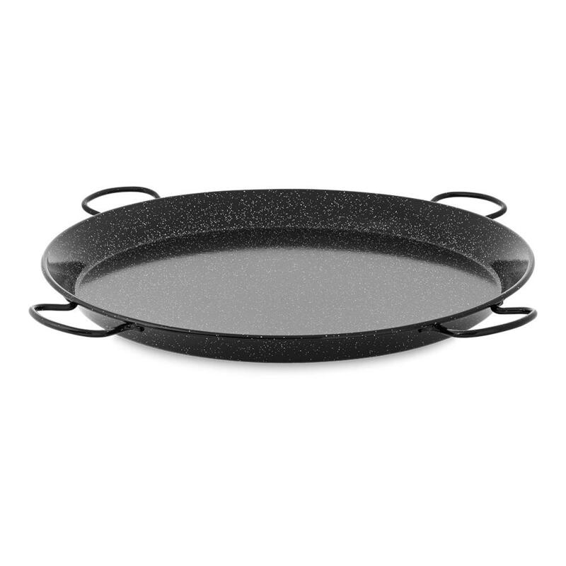 Paellera Valenciana De Acero Esmaltado Ø90cm (50 Personas) Vaello