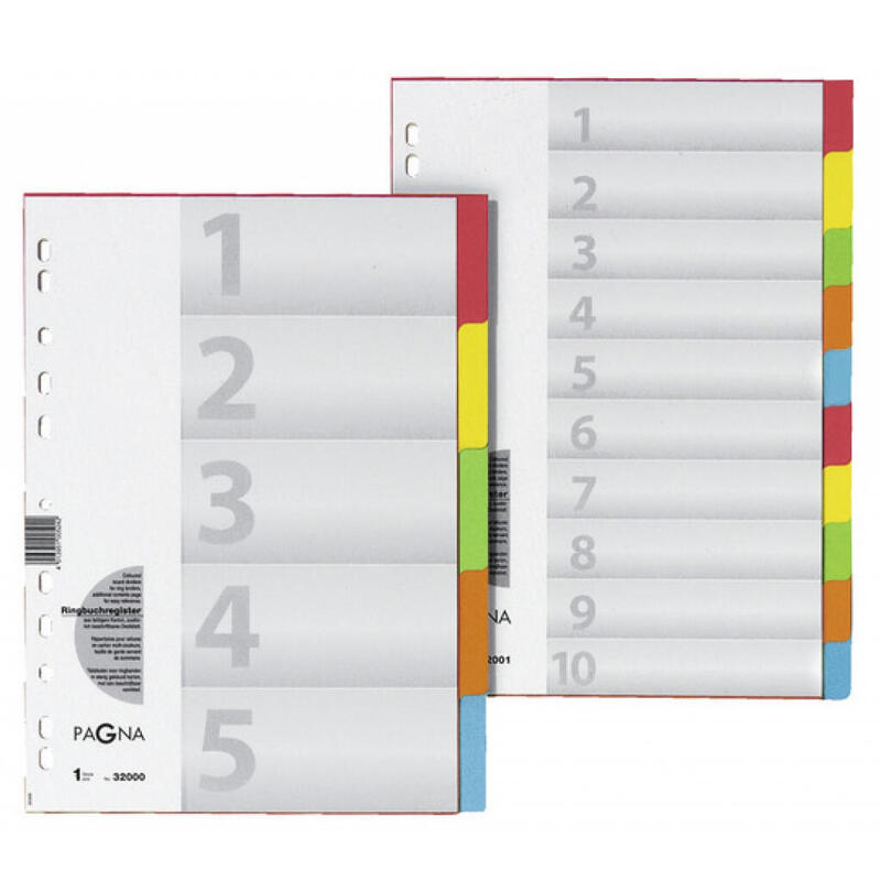 Pagna Register A4 Xxl 10tlg. 5-De Colores