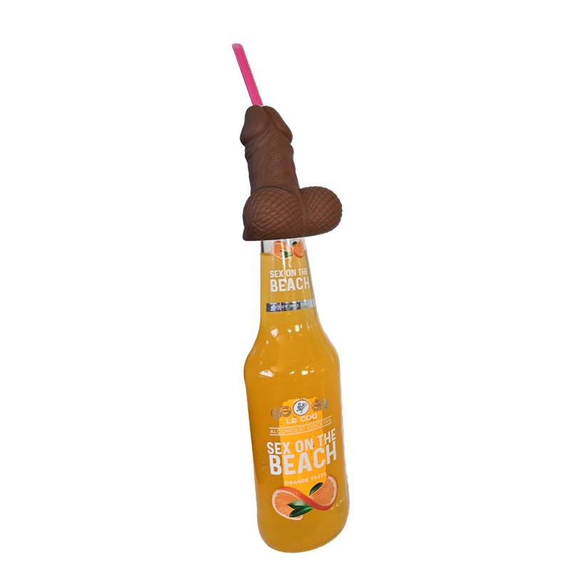 Pajita Con Forma De Pene Xxl Para Botella De 360 Ml