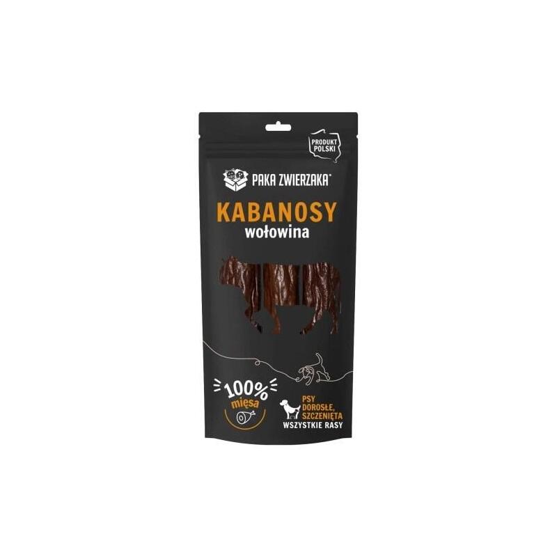 Paka Zwierzaka Beef Kabanos Sausages - Premio Para Perros - 80g