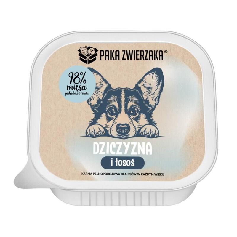 Paka Zwierzaka Game And Salmon - Comida Húmeda Para Perros - 150g