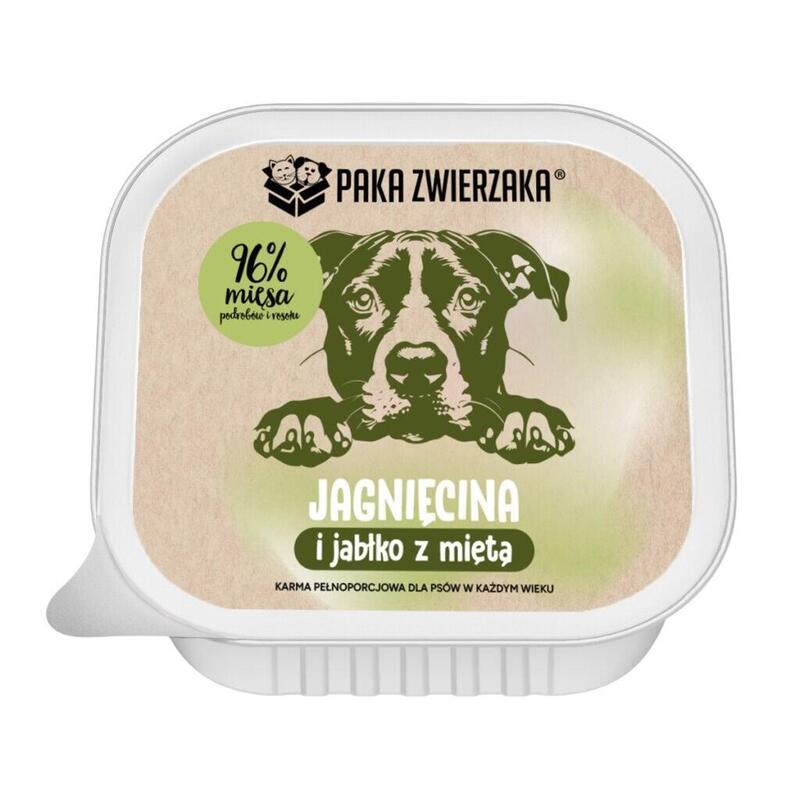 Paka Zwierzaka Lamb And Apple With Mint Mono - Comida Húmeda Para Perros - 150g