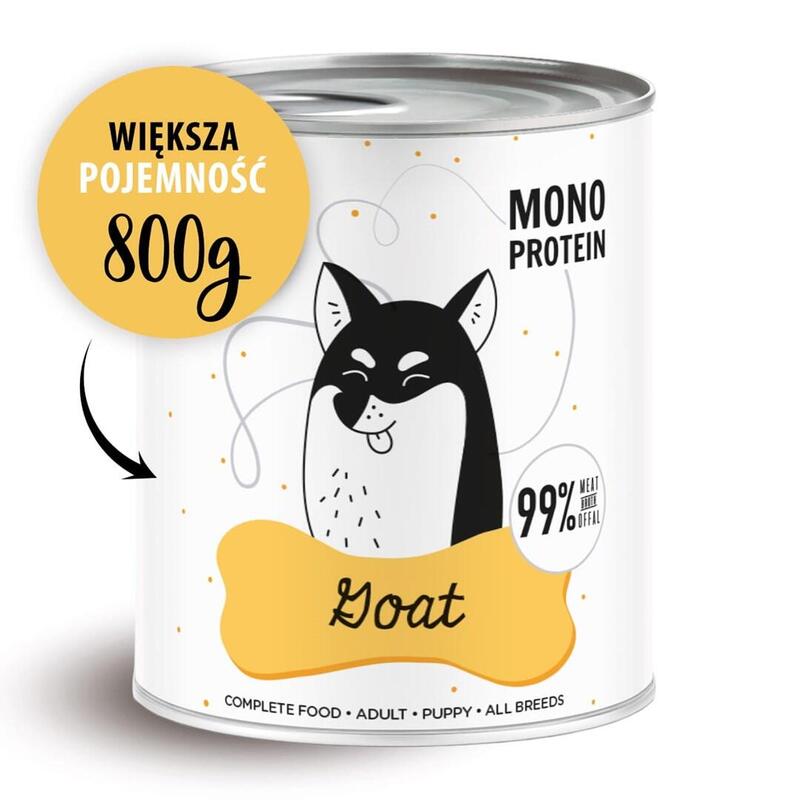 Paka Zwierzaka Pepe Goat - Comida Húmeda Para Perros - 800g