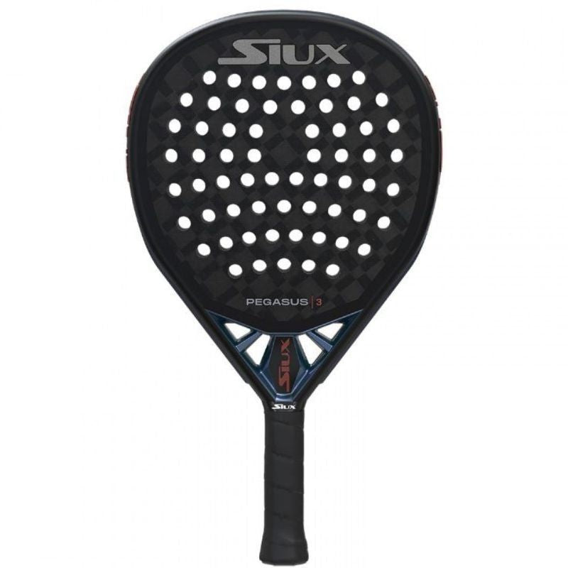 Pala De Pádel Siux Pegasus 3 2025 Negro Y Azul