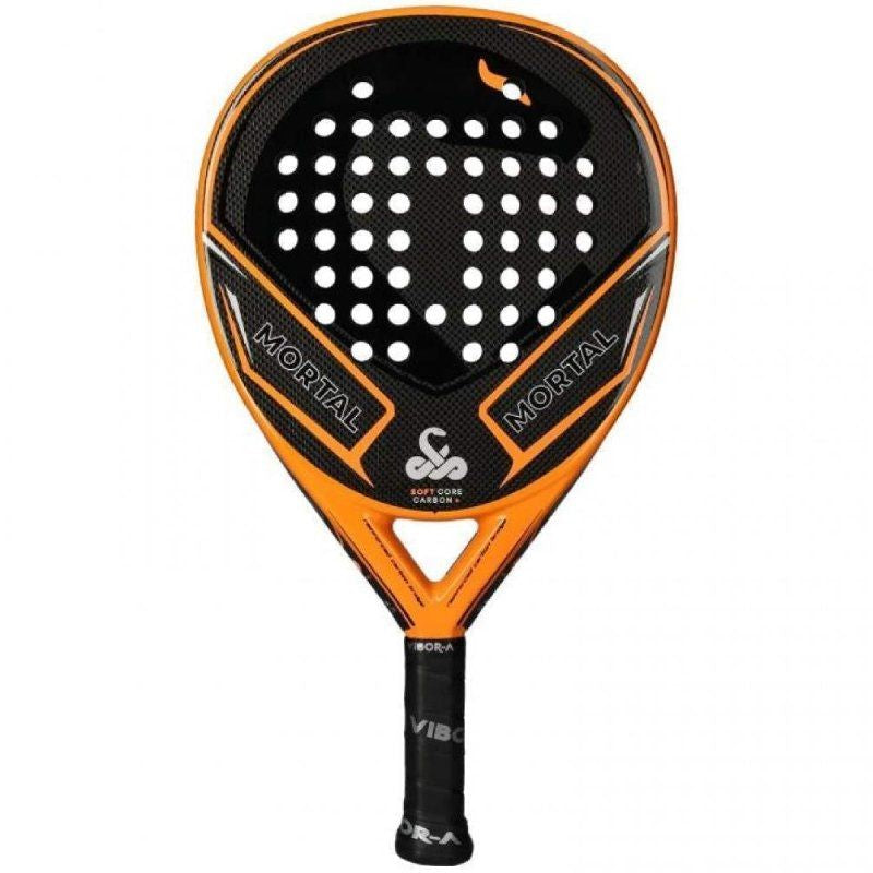 Pala De Pádel Vibor-A Mortal Carbon 3.0 Naranja Y Negra