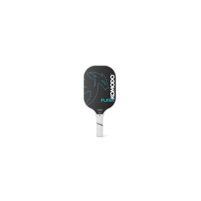 Pala Pickleball Komodo Furi Blue 14mm Superficie Carbono T700, Nucleo Polipropileno Honeycomb Alta