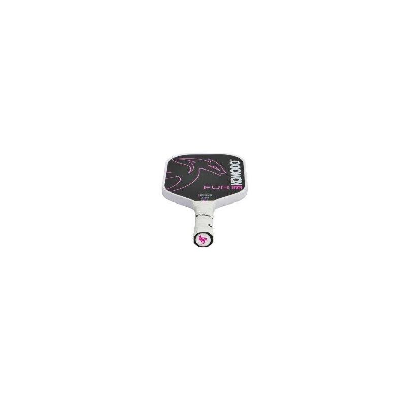 Pala Pickleball Komodo Furi Pink 16mm Superficie Carbono T700 Crudo, Nucleo Hexagonal Polipropileno