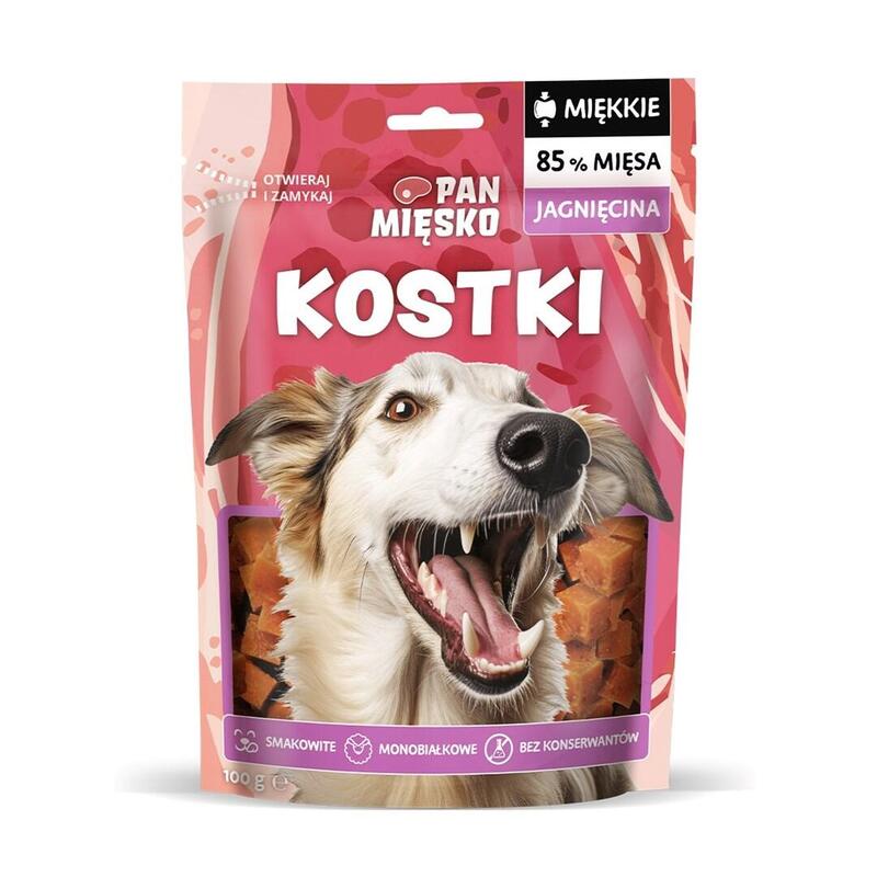 Pan Miesko Delicacias Para Perro Huesos De Cordero 100g
