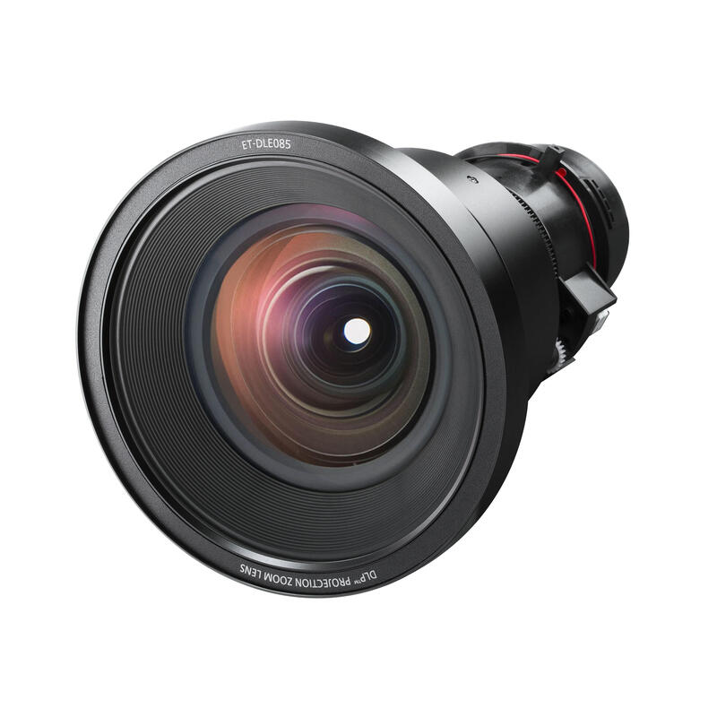 Panasonic Et-Dle085 Óptica Zoom Panasonic Et-Dle085, 0.8 ? 1.0:1, Negro, Panasonic Pt-Dz870, Pt-Dw830, Pt-Dx100