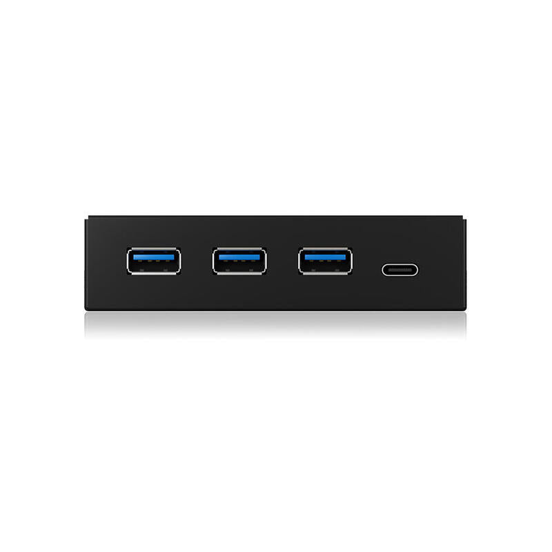 Panel Frontal Icy Box Ib-Hub1418-I3 5000 Mbit/S Negro