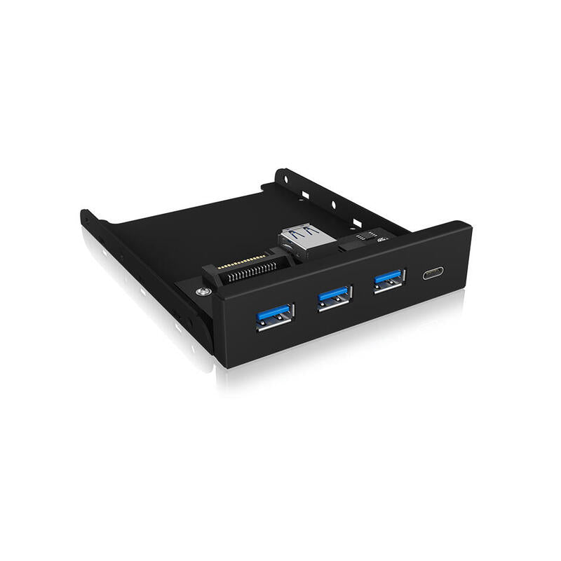 Panel Frontal Icy Box Ib-Hub1418-I3 5000 Mbit/S Negro