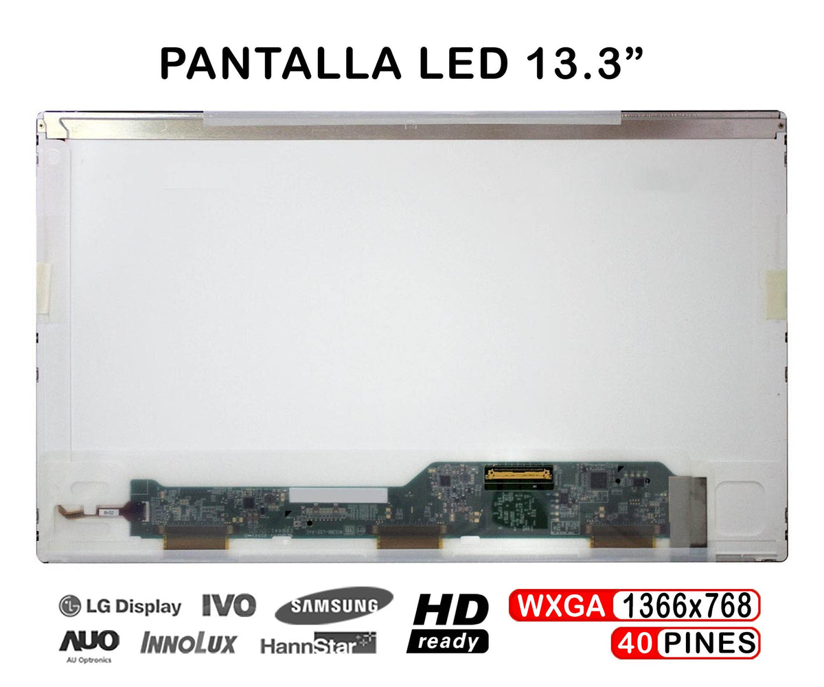 Pantalla Led De 13.3" Para Portátil Ltn133At17 Tn133At17-101 Ltn133At17-102 Ltn133At17-104