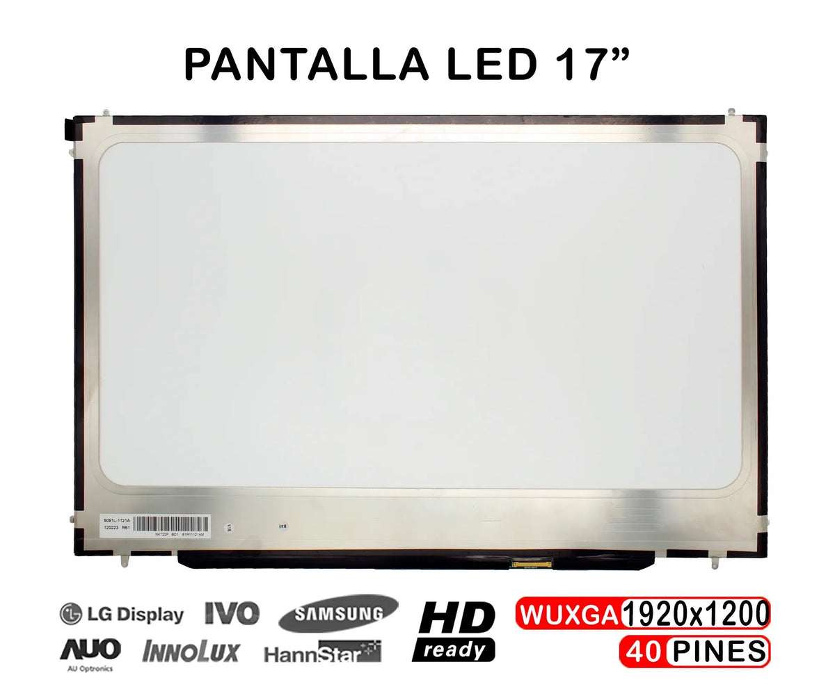 Pantalla 17" Led Apple Macbook Pro Ltn170Ct10-A05