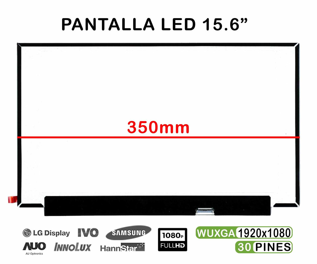 Pantalla Brillante 15.6" B156Han02.8 N156Hca-Ebb Nv156Fhm-N35 Fhd Brillo Para Portátil