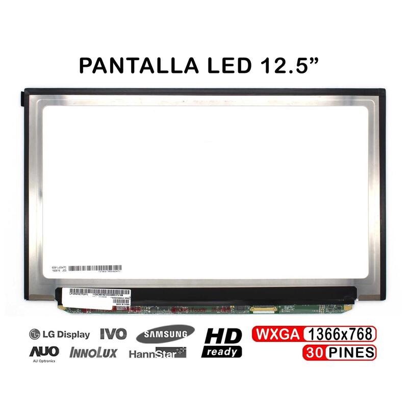 Pantalla Casi Nueva Led De 12.5" Para Portátil Lp125wh2(Tp)(H1) Lp125wh2 Tp H1