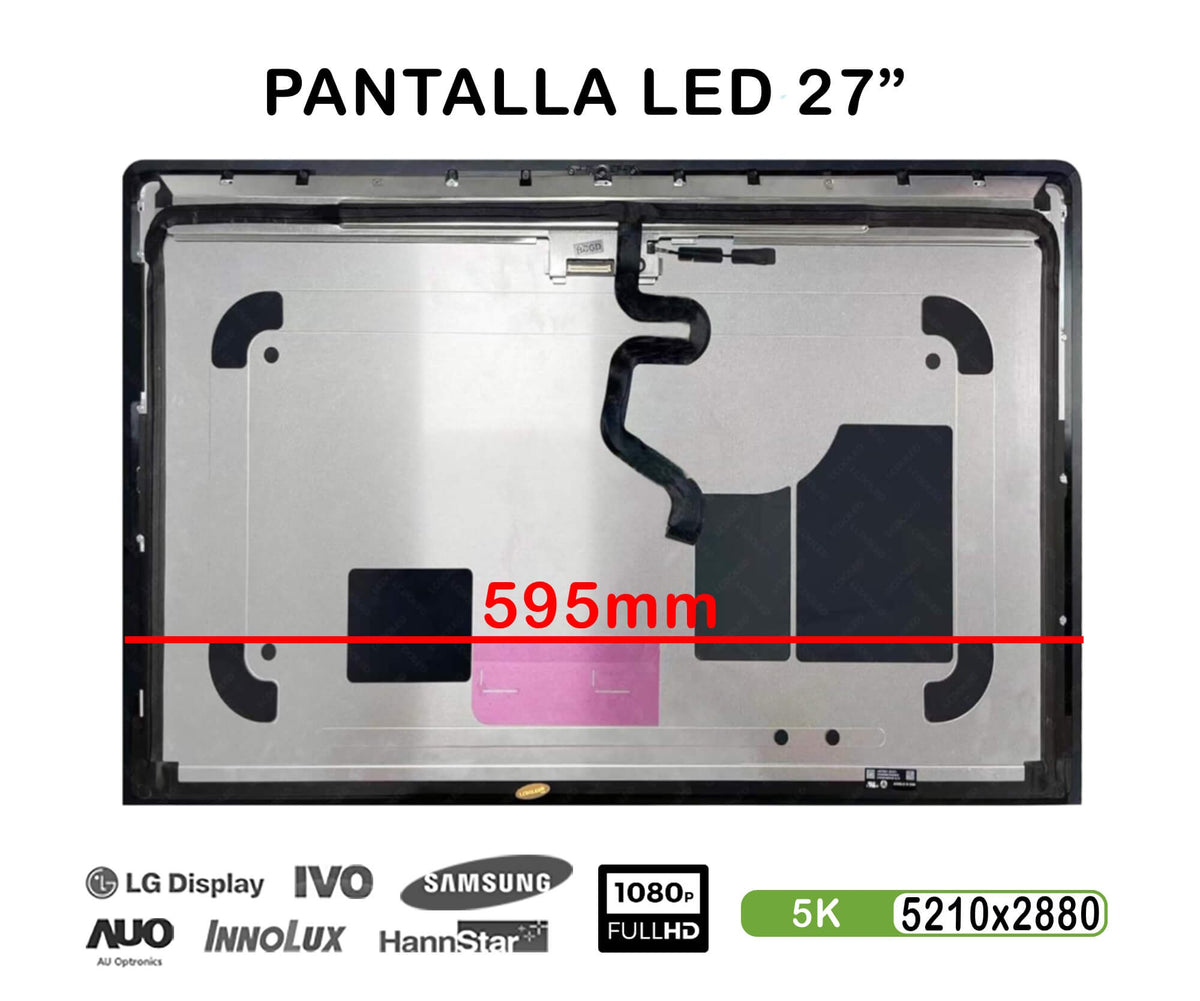 Pantalla Led Completa De 27" Para Portátil Apple Imac Pro A1862 5K 2017 Series Lm270Qq1(Sd)(D1)