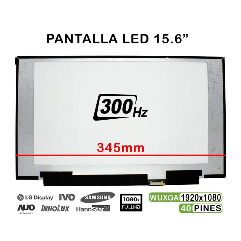 Pantalla De 15.6" Para Portátil Lq156m1jw25 Led 1920×1080 Reacondicionada