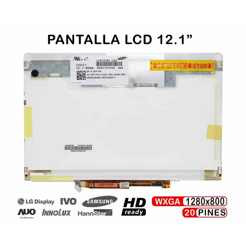 Pantalla Lcd De 12.1" Para Portátil Ltn121w1-L02