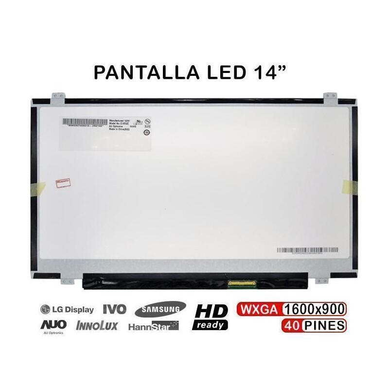 Pantalla Led 14.0" Para Portátil B140rw02
