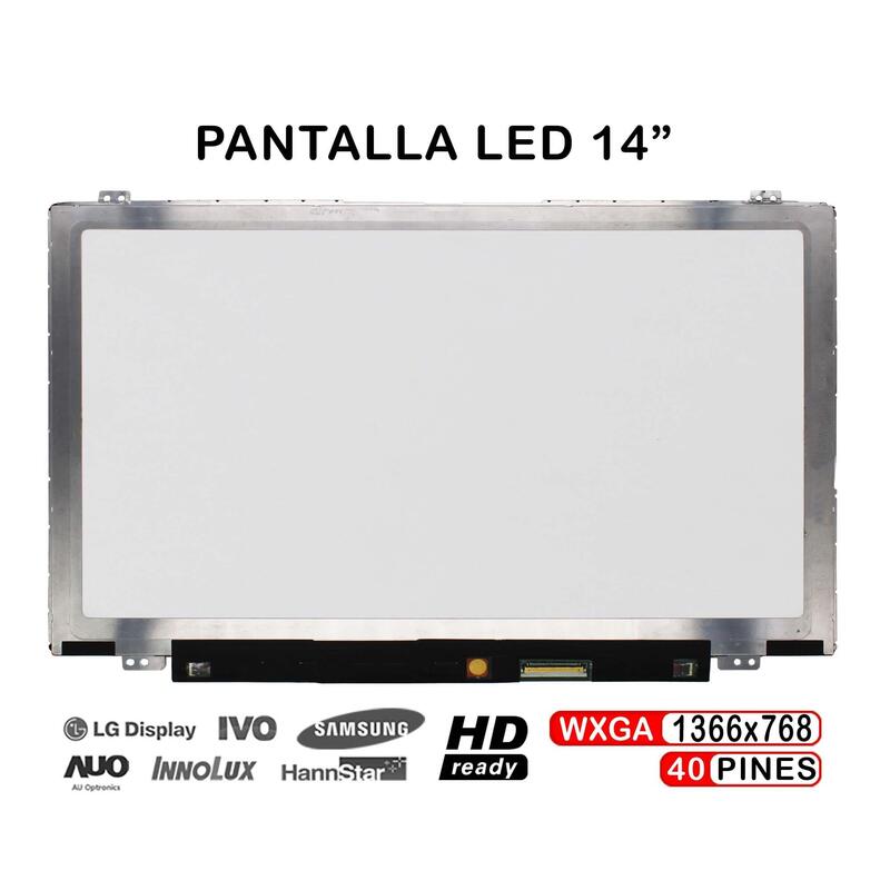 Pantalla Led Con Táctil De 14" Pulgadas Para Portátil
P/N: B140xtt01.0 H/W:0a F/W:0