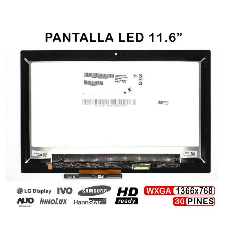 Pantalla Led De 11.6" Para Portátil Acer Chromebook 11r C738t-C44z C738t-C5r6 6m.G55n7.002