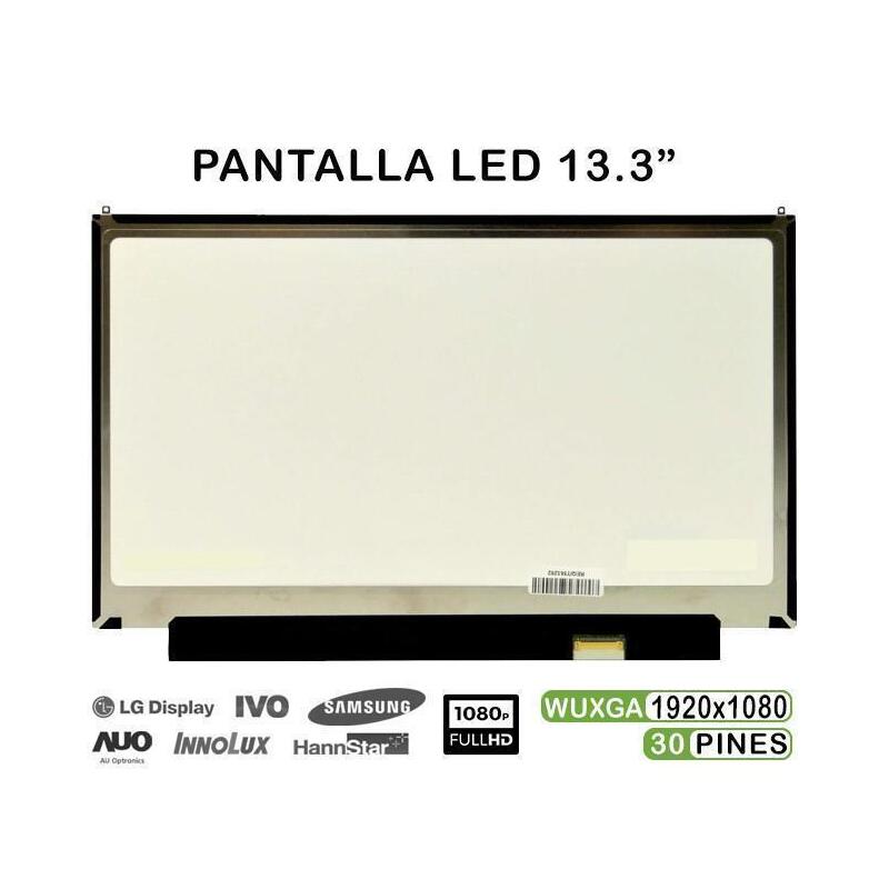 Pantalla Led De 13.3" Para Portátil Lp133wf6-Spb1 Ips Fhd 30 Pines