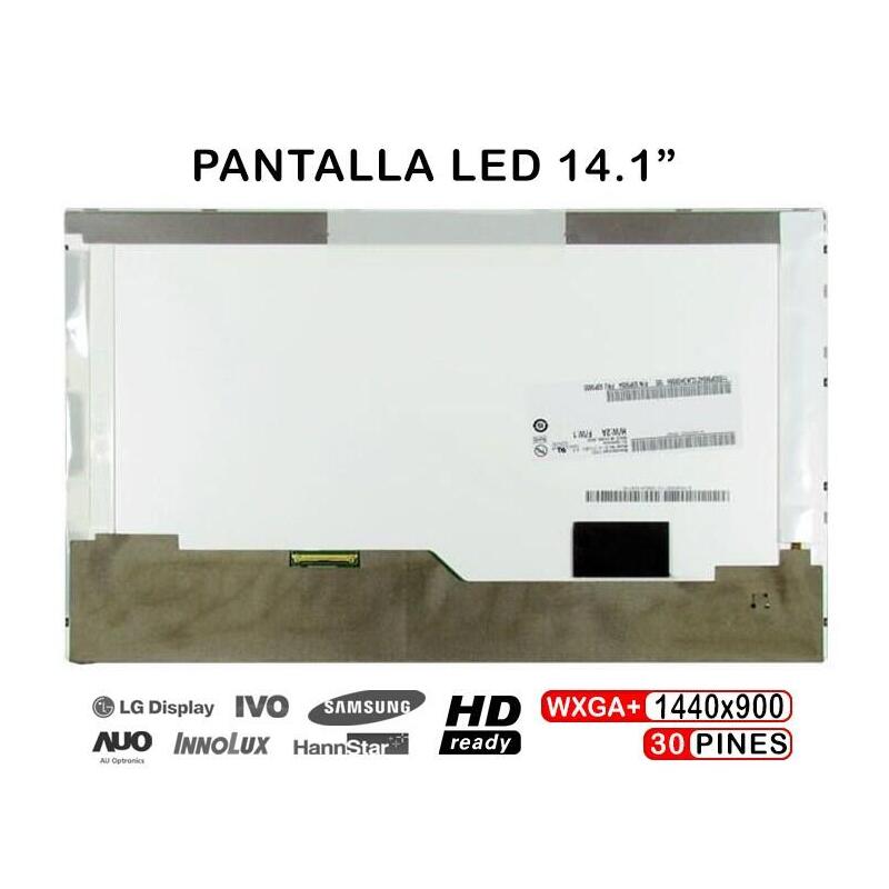 Pantalla Led De 14.1" Para Portátil B141pw04 Ltn141bt09 Lp141wp3-Tla1