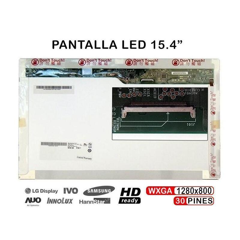 Pantalla Led De 15.4" Pulgadas Para Portátilem/Em
P/N: Auo B154ew09 V1, N154i6-L05
