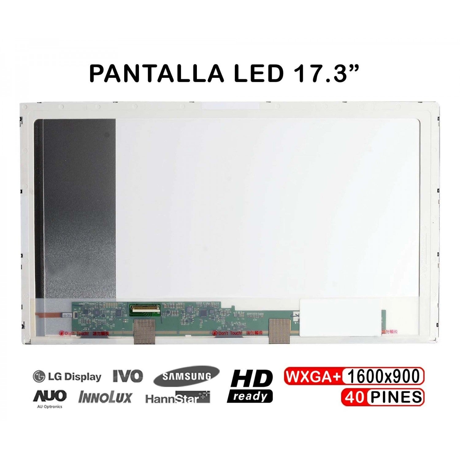 Pantalla Led De 17.3" Para Portátil N173Fge-L11 40 Pines
