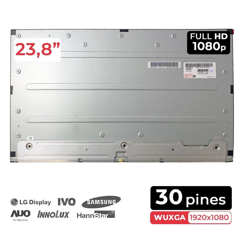 Pantalla Led De 23.8"" Para Lm238wf2 Ssp2 Lm238wf2(Ss)(P2) 1920x1080mate 30pines