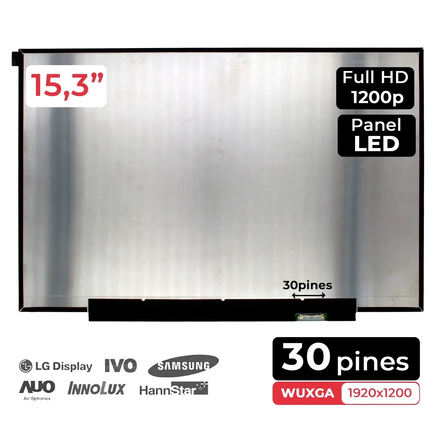 Pantalla Led 15.3" Para Portatil Lenovo Ideapad Slim 3 Nv153Wum-N41