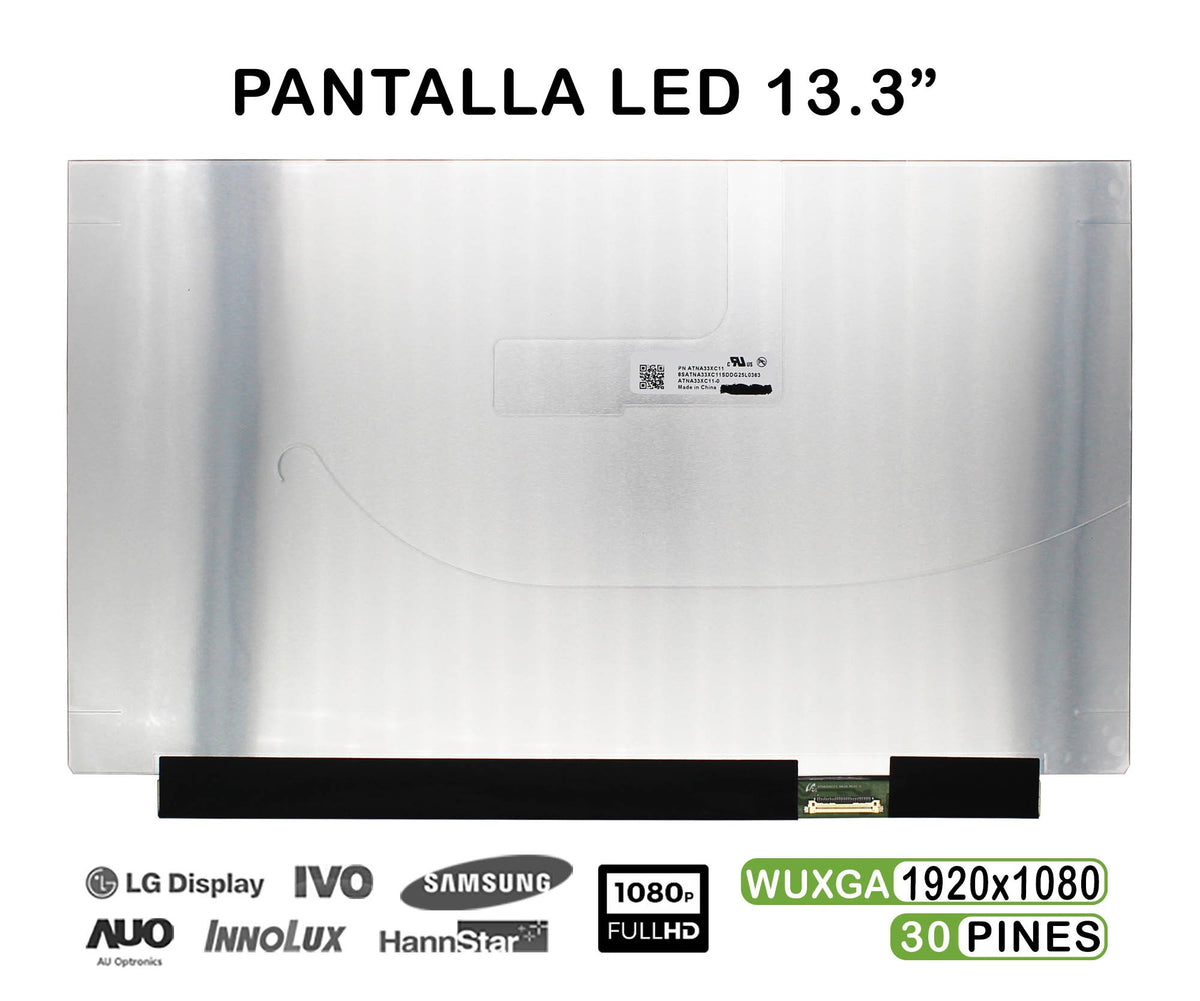 Pantalla Oled De 13.3" Para Portátil Atna33Xc01 Atna33Xc11 30 Pines Fhd