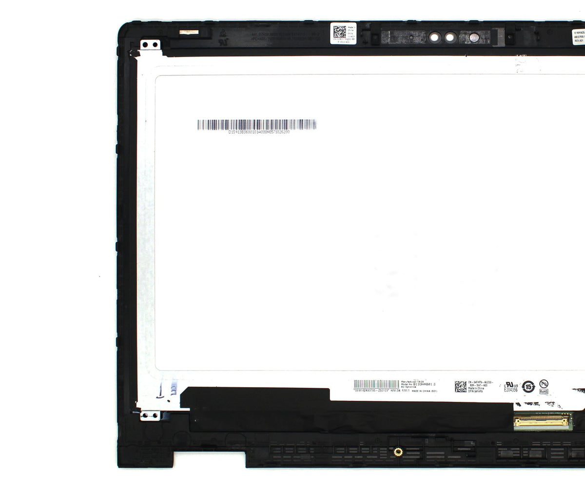 Pantalla Táctil Led De 13.3" Para Portátil Dell Inspiron 13 5368 5378 5379 Con Marco