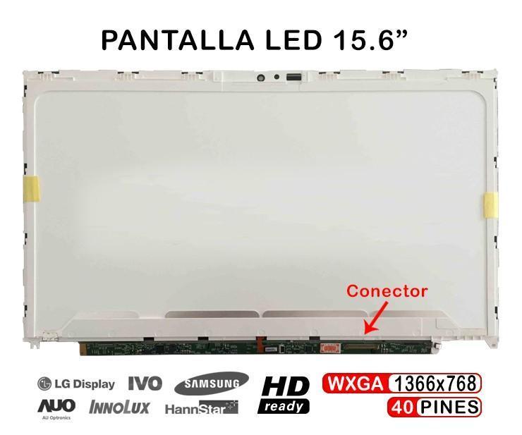 Pantalla Led De 15.6" Para Portátil Lg F2156Wh5-A20 Lp156Wh5-Tja1 40Pines