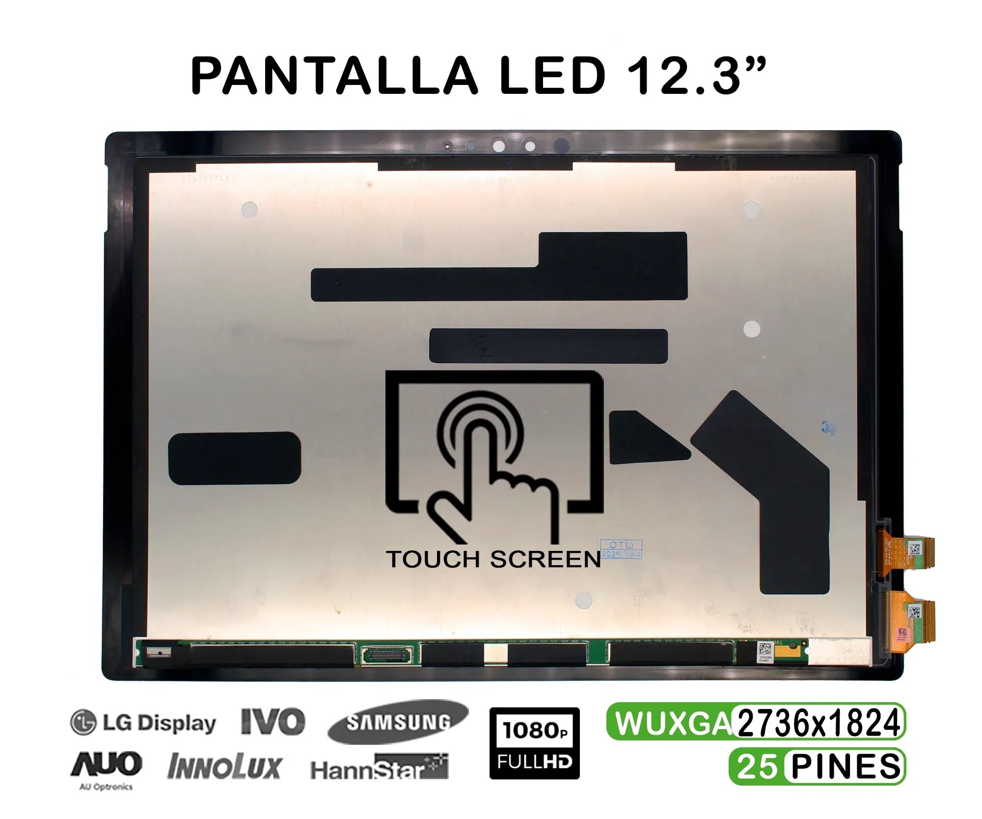 Pantalla Led Táctil De 12.3" Para Portátil Microsoft Surface Pro 4 1724