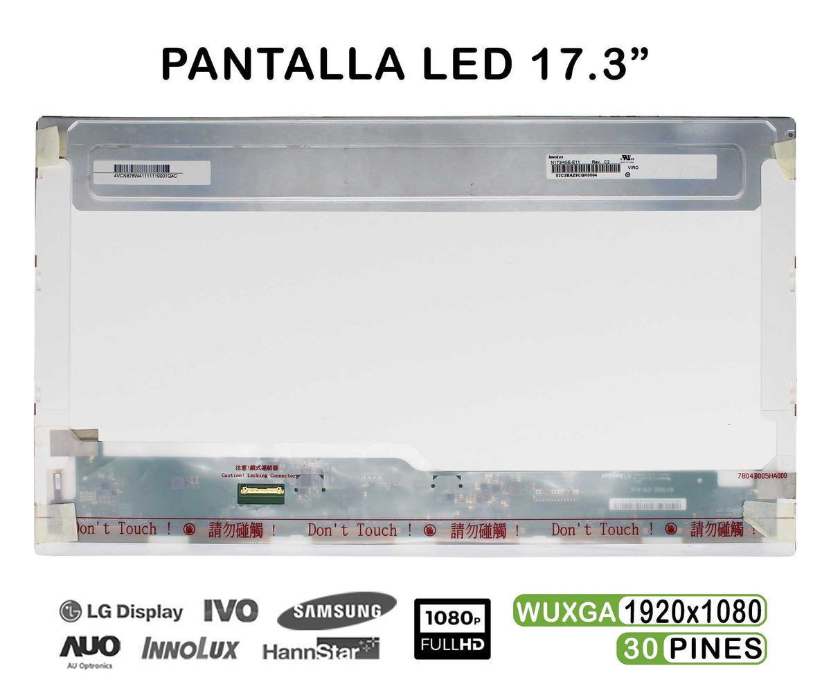 Pantalla Led De 17.3" Para Portátil Msi Ge70 2Qe Apache Pro Full Hd