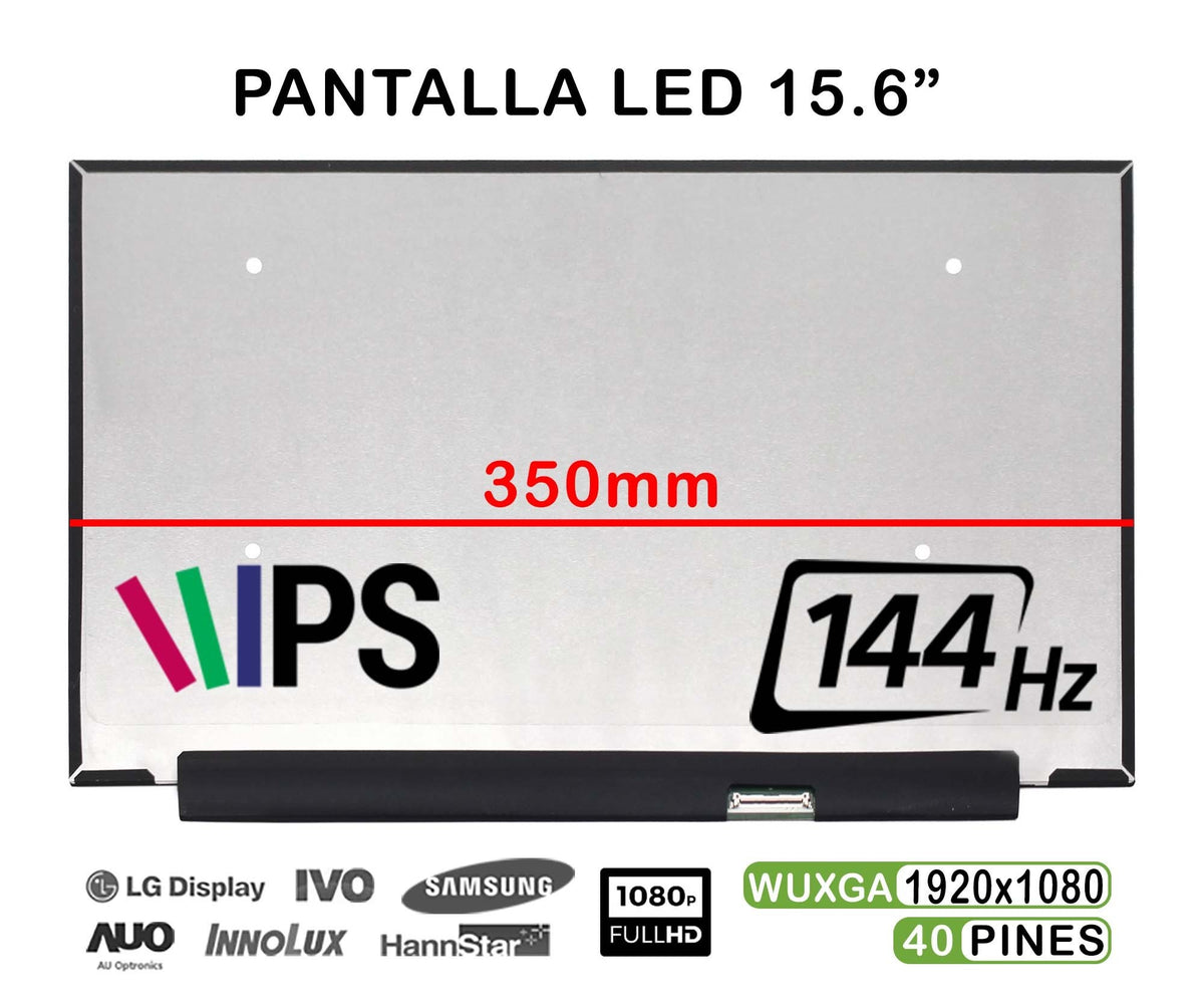 Pantalla Para Portátil Msi Gf63 9Sc Ms-16R3 9Scx Ms-16R4 11Ue Ms-1543 11Ug 11Uh Gs65-8Re Gs65-8Rf Gs65-8Se Gs65-8Sf Wf66 Series