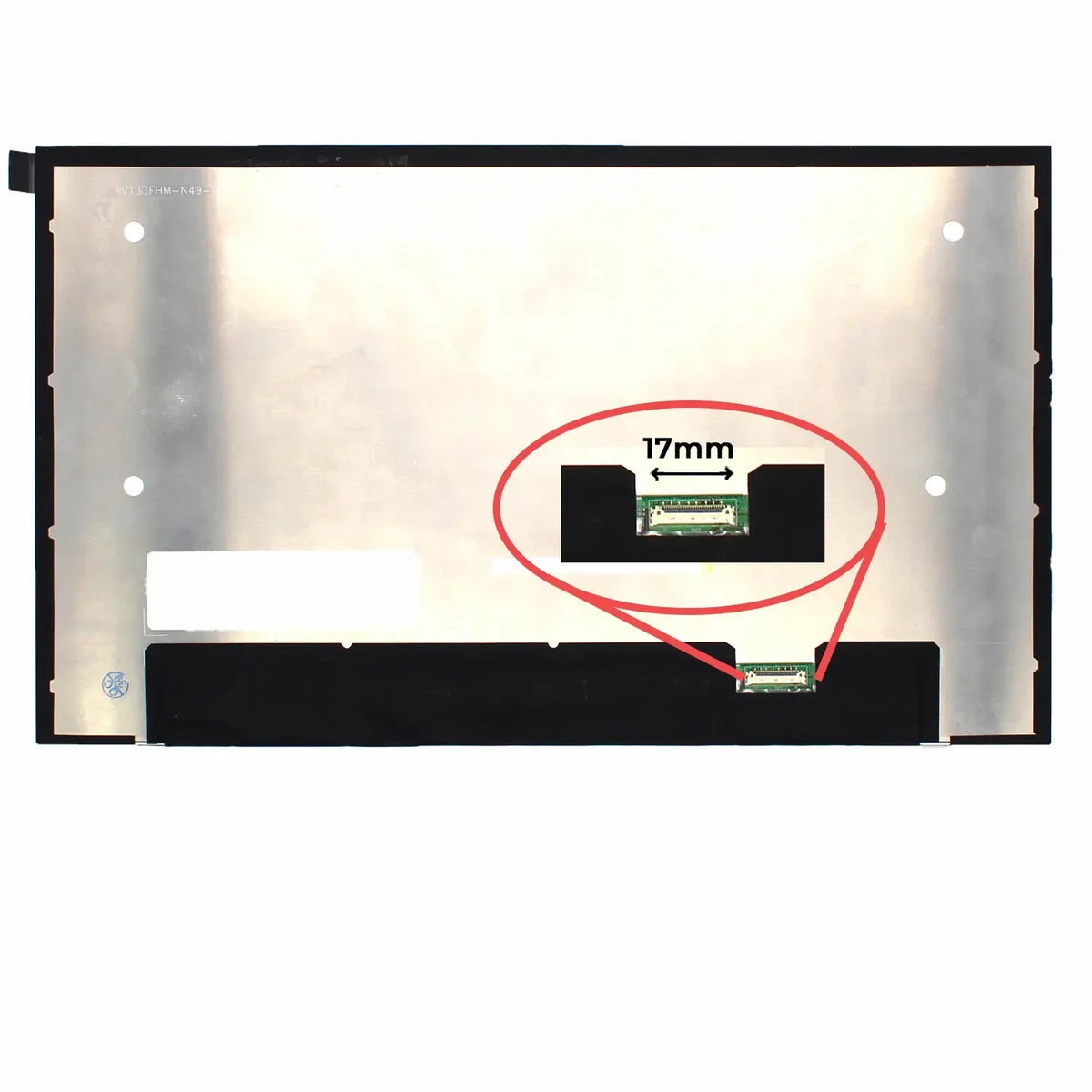 Pantalla Led De 13.3" Para Portátil Nv133Fhm-N49 30 Pines