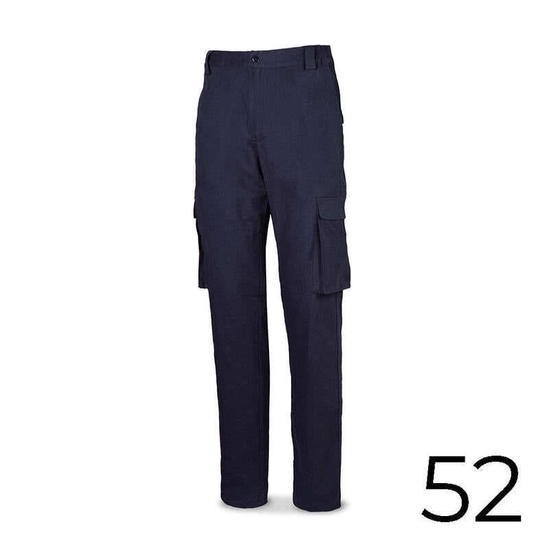 Pantalón Strech 98% Algodon 2% Elastano 240g. Azul Marino Talla 52 588pbsam/52 Marca