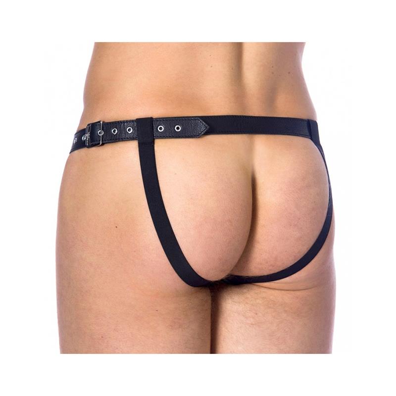 Panty Masculino De Cuero Talla Única