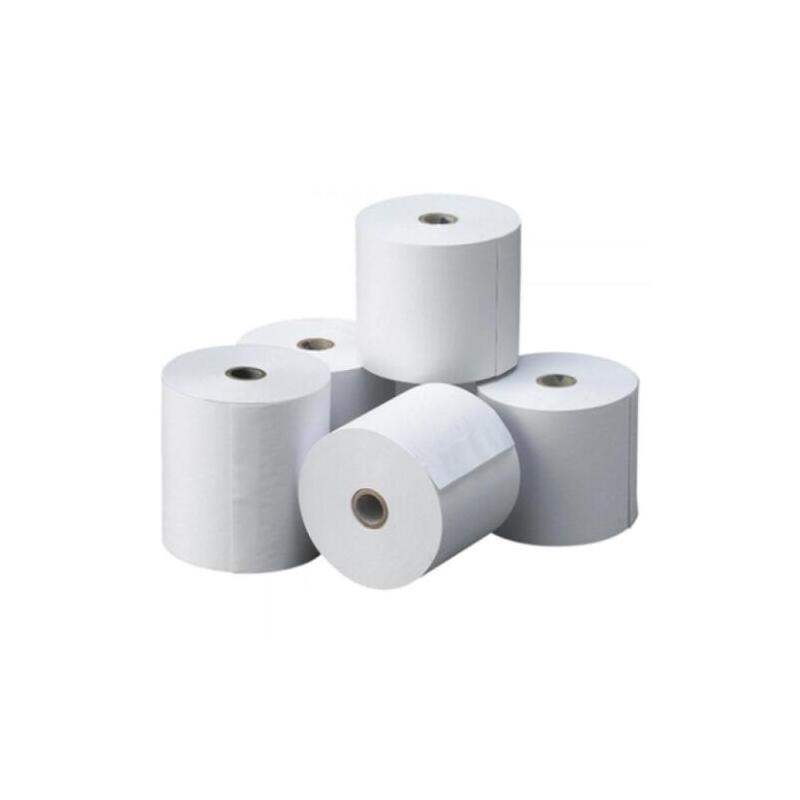 Papel Termico Sin Bisfenol A 80x80x12 Mm Paquete De 8 Rollos