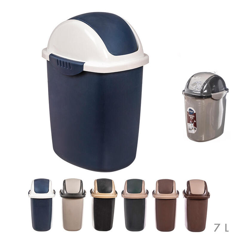 Papelera Oval 7l Colores Surtidos Balette