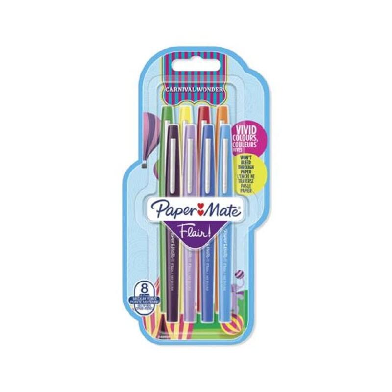 Paper Mate Rotulador De Fibra Flair Carn. Wonder 8er M 0.7 Mm Blister