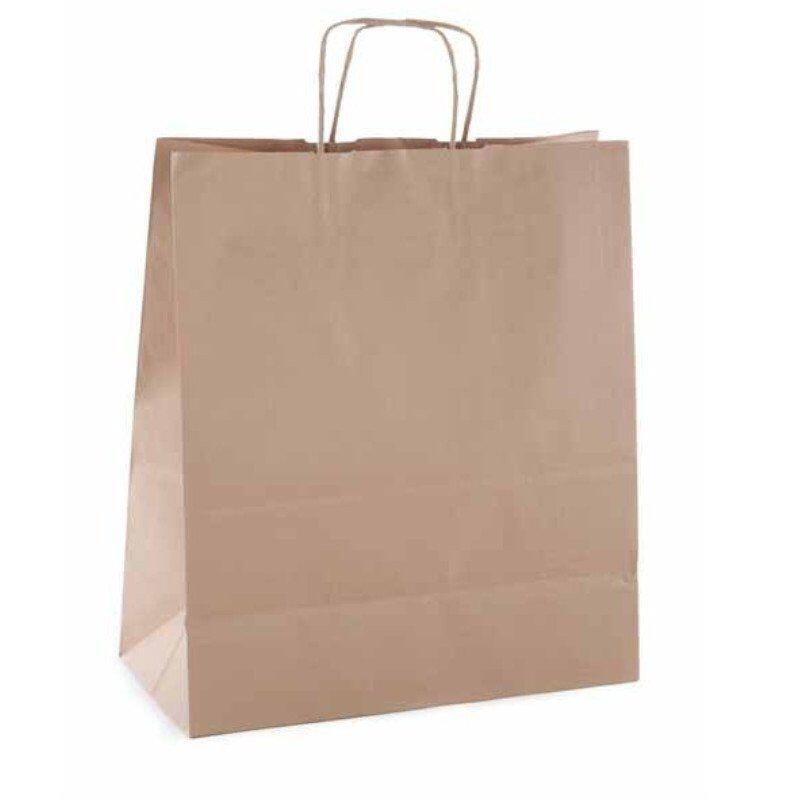 Paquete 50 Bolsas Kraft Apli24*11*31gramaje 100 G/Cm2marrón