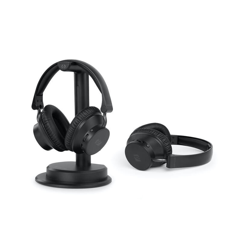 Paquete De 2 Auriculares Inalámbricos Para Tv Muse M-288 Ctv, Negro