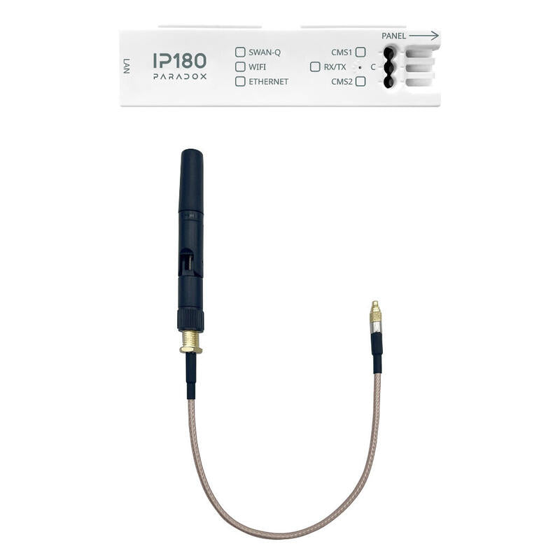 Paradox Ip180 Módulo De Internet, Mqtt, Cuatro Receptores, Ethernet Y Wi-Fi. Antena Wifi Incluida. Grado 3