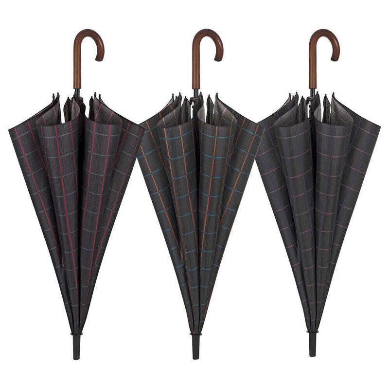 Pack De 6 Unidades - Paraguas Golf Automatico Escoces 65cm Surtido