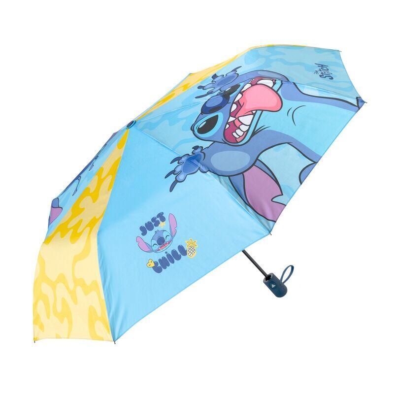 Paraguas Plegable Automatico Stitch Disney