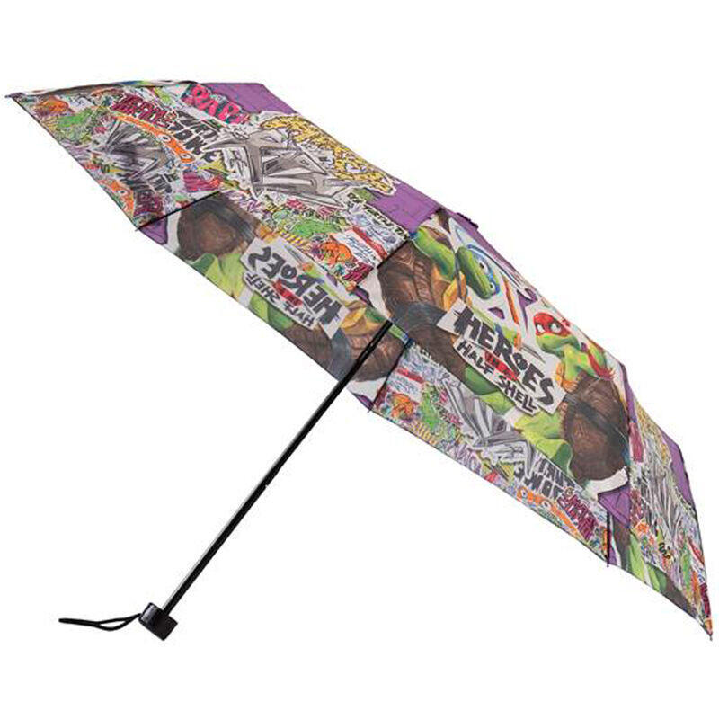Paraguas Plegable Manual Tortugas Ninja 48cm